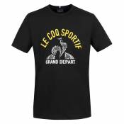 Le Coq Sportif T-shirt à Manches Courtes Tdf Fanwear Nº1 2021 L Black