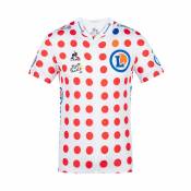Le Coq Sportif Tour De France Replica 2021 Short Sleeve Jersey Junior Rouge,Blanc 8 Years