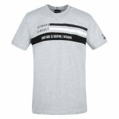 Le Coq Sportif Tour De France Fanwear N°4 2021 Short Sleeve T-shirt Gris M