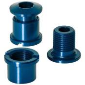 Xlc Chain Ring Screws Coloured Edition 5 Pieces Bleu