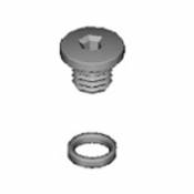 Shimano St-ef505 Bleed Screw M5x4.5 With Ring Argenté