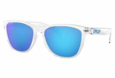 Lunettes oakley frogskins crystal clear prizm sapphire ref oo9013 d055