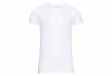 Tee shirt manches courtes odlo active f dry light eco blanc