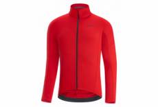 Maillot manches longues gore c3 thermo rouge s