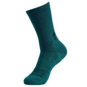 Specialized Cotton Tall Half Socks Vert EU 43-45