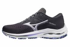 chaussures de trail femme mizuno wave inspire 17 noir bleu 40 1 2