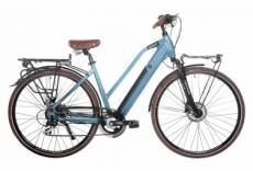Velo de ville electrique bicyklet camille shimano acera altus 8v 504 wh 700 mm bleu 48 cm 164 172 cm