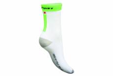 Chaussettes outwet cool skinlife blanc vert fluo 43 47