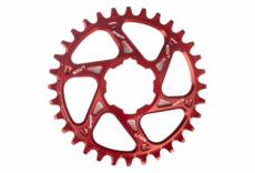 Plateau narrow wide hope spiderless direct mount boost pour transmissions shimano 12v rouge 32