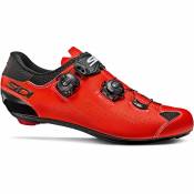Chaussures de route Sidi Genius 10 - EU 45.5 Black/Red Fluo