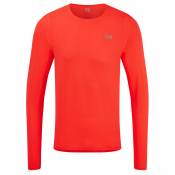 Maillot de running dhb Aeron (manches longues) - Small Red Coral
