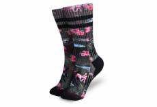 chaussettes technical loose riders pink flamingos