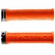 Poignées VTT Race Face Half Nelson Lock On - Orange - 134mm, Orange