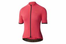 Maillot manches courtes femme pedal ed kawa essential rose l