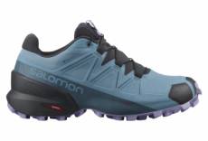chaussures de trail femme salomon speedcross 5 gtx bleu 37 1 3