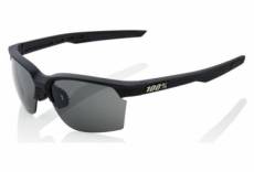 Paire de lunettes 100 sportcoupe soft tact noir ecran fume