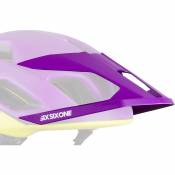 SixSixOne Crest MTB Helmet Visor 2020 - Violet - One Size, Violet