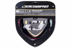 Kit cable et gaine route jagwire road elite link pour freins rouge