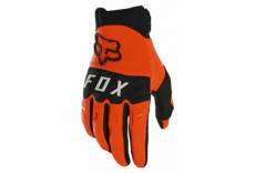 Paire de gants longs fox dirtpaw orange l