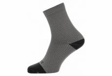 Paire de chaussettes gore wear c3 dot graphite gris noir 41 43