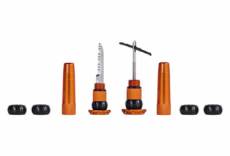 kit de reparation tubeless muc off stealth tubeless puncture plugs orange