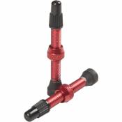 Valves tubeless Stans No Tubes Universal (paire) - 44mm Rouge