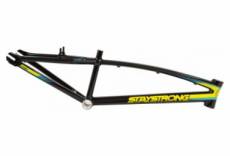 Cadre bmx race stay strong for life v2 cruiser black yellow teal cruiser