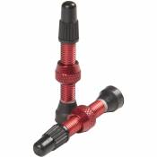 Valves tubeless Stans No Tubes Universal (paire) - 35mm Rouge