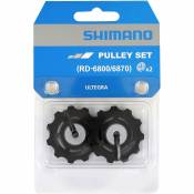 Shimano RD-6800 Ultegra 11 Speed Jockey Wheels - Noir, Noir