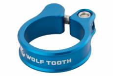 Collier de selle wolf tooth seatpost clamp bleu 31 8