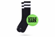 Back in black glow in the dark chaussettes sport coton performance unique
