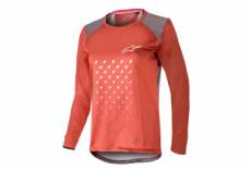 Maillot manches longues femme alpinestars alps 6 0 rouge l