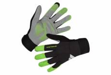 gants longs coupe vent endura windchill noir vert fluo xl