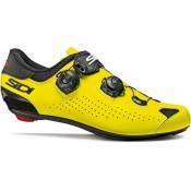 Chaussures de route Sidi Genius 10 - EU 48 Black/Yellow Fluo