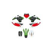 Kit déco YCF Bigy Monster Energy vert/noir/rouge