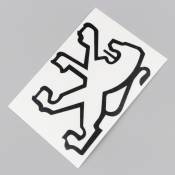 Sticker "lion" de garde boue avant Peugeot 103 noir