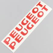 Stickers de carters moteur Peugeot 103 rouges moyen