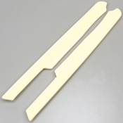 Baguettes plastique de longeron (marche pieds) MBK 51, Motobécane N40... beiges