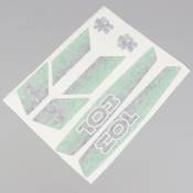 Stickers Peugeot 103 verts (planche)