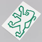 Sticker "lion" de garde boue avant Peugeot 103 vert