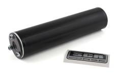 Silencieux SCR alu noir “SCR GP” diam.60mm / Long.240mm