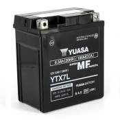 Batterie Yuasa YTX7L-BS 12V 6,3 Ah prête à l’emploi