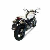 Silencieux double MIVV GP carbone Ducati Monster 696 08-
