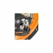 Diabolos de bras oscillant R&G Racing noir sur platine Honda CBR 125 R