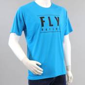 Tee-shirt Fly Action bleu et noir
