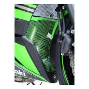 Grille de protection de collecteur R&G Racing verte Kawasaki Ninja 650