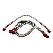 Durite d’embrayage aviation inox raccords rouge Ducati 900 SS 91-94