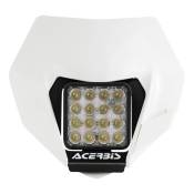 Plaque phare Led Acerbis VSL blanc (optique adaptable)