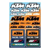 Planche d’autocollants Factory Effex KTM Racing