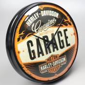 Pendule Harley Davidson garage